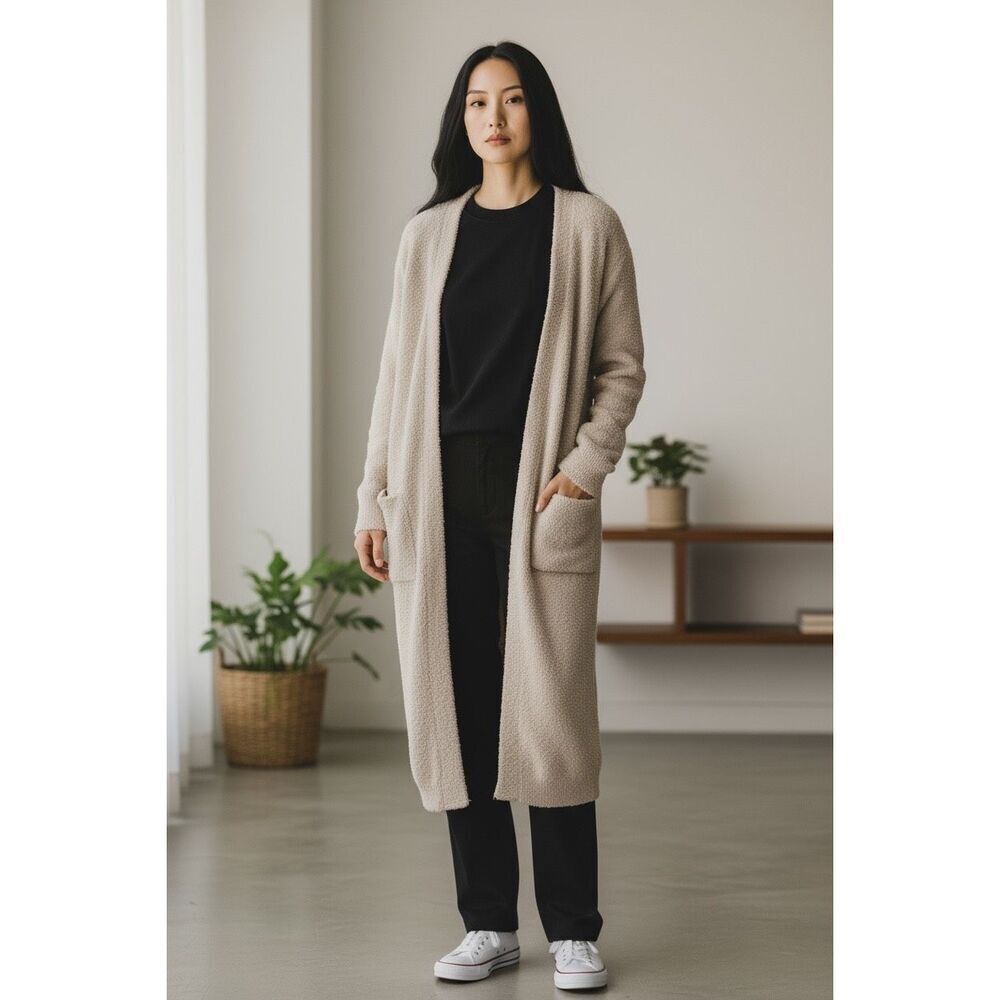 Cozy Textured Longline Duster NEW